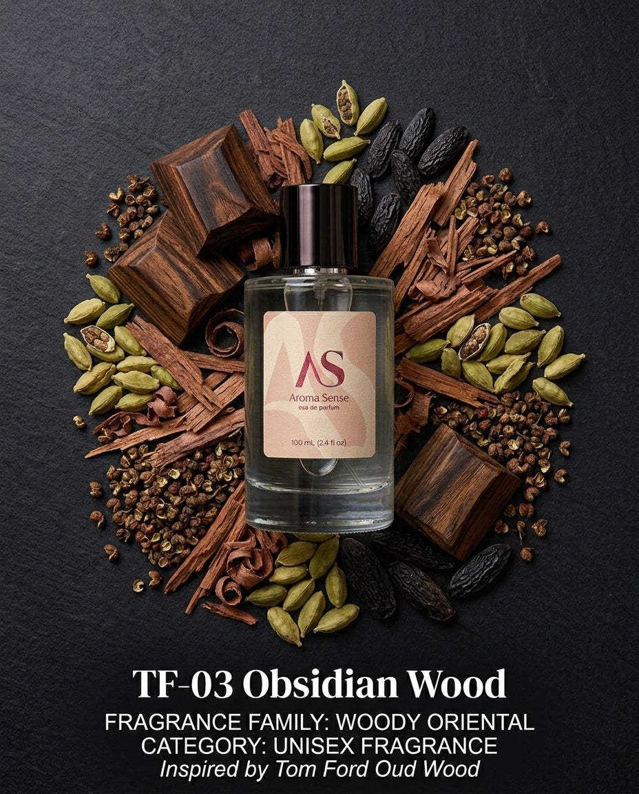 Obsidian Wood Eau de Parfum (100ml) – Inspired by Tom Ford Oud Wood