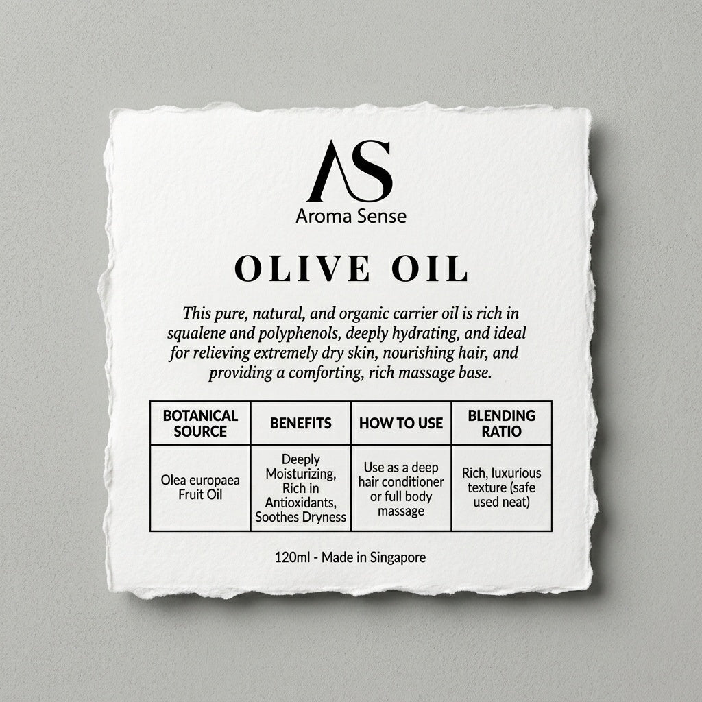 Olive Carrier Oil (120ml) by Aroma Sense