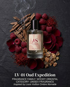 Oud Expedition Eau de Parfum (100ml) – Inspired by Louis Vuitton Ombre Nomade
