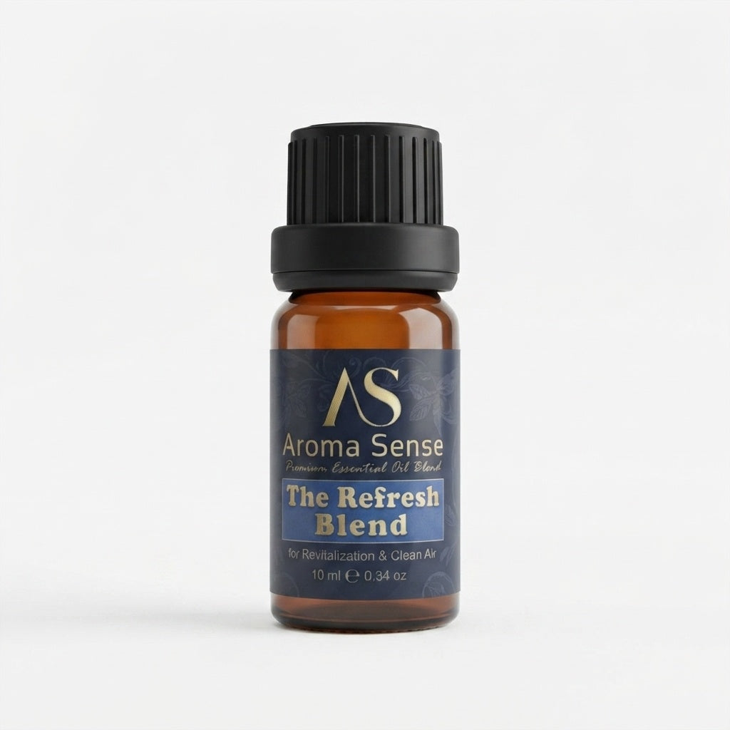Refresh Blend aroma oil, 10 ml amber glass bottle