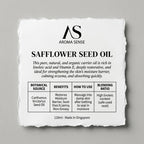 Safflower Seed Carrier Oil (120ml) by Aroma Sense