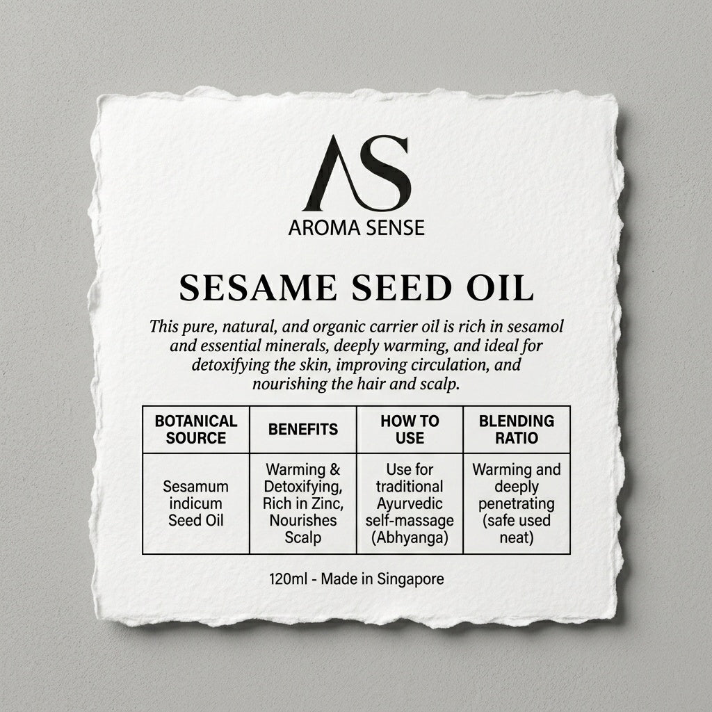 Sesame Seed Carrier Oil (120ml) by Aroma Sense