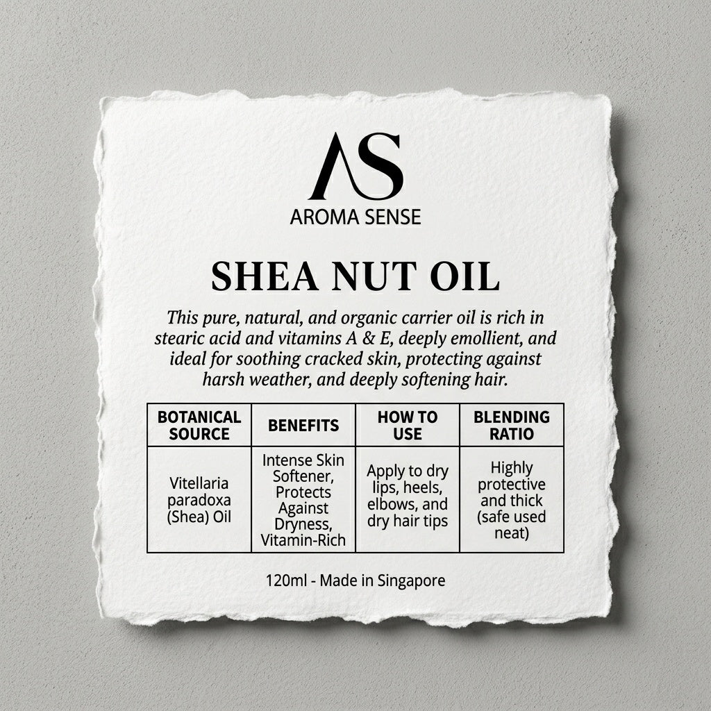 Shea Nut Carrier Oil (120ml) by Aroma Sense