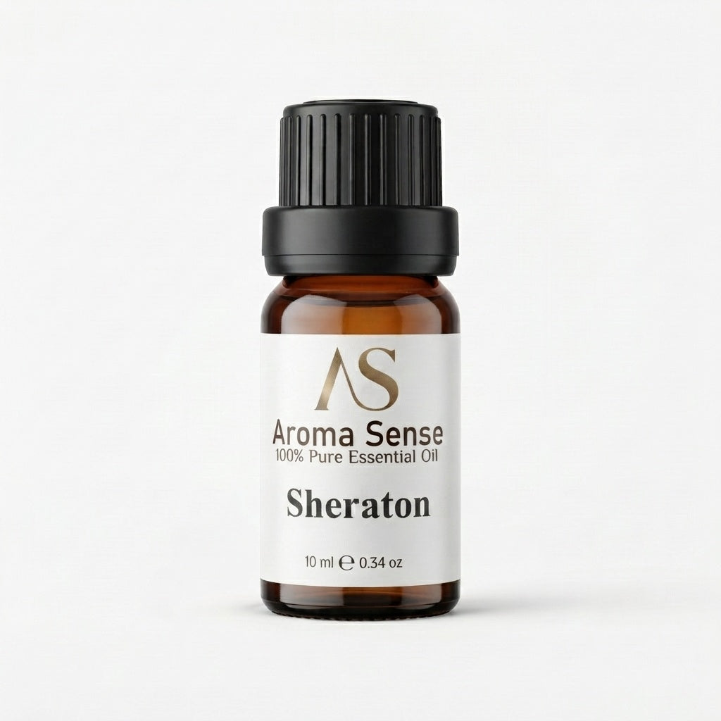 Sheraton aroma oil, 10 ml amber glass bottle