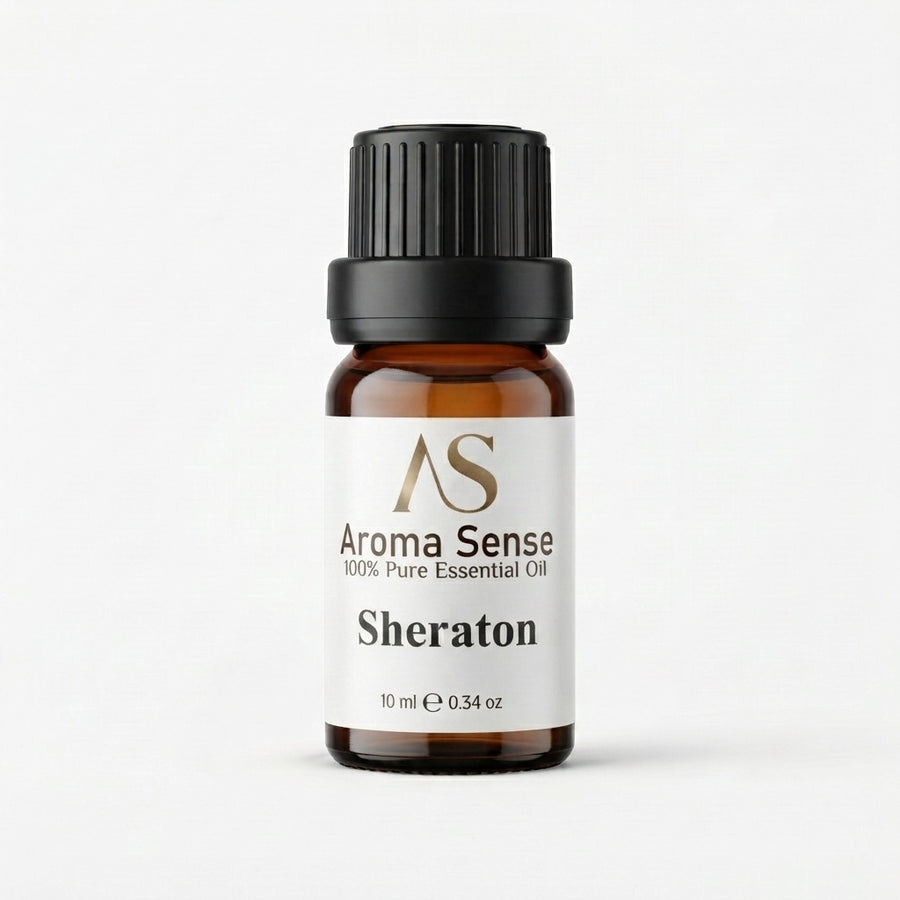 Sheraton aroma oil, 10 ml amber glass bottle