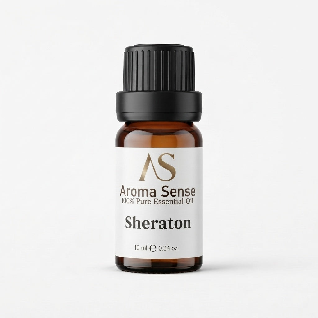 Sheraton aroma oil, 10 ml amber glass bottle