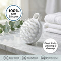 100% Silicone Scalp Massager & Shampoo Brush by Aroma Sense
