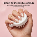 100% Silicone Scalp Massager & Shampoo Brush by Aroma Sense