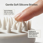 100% Silicone Scalp Massager & Shampoo Brush by Aroma Sense