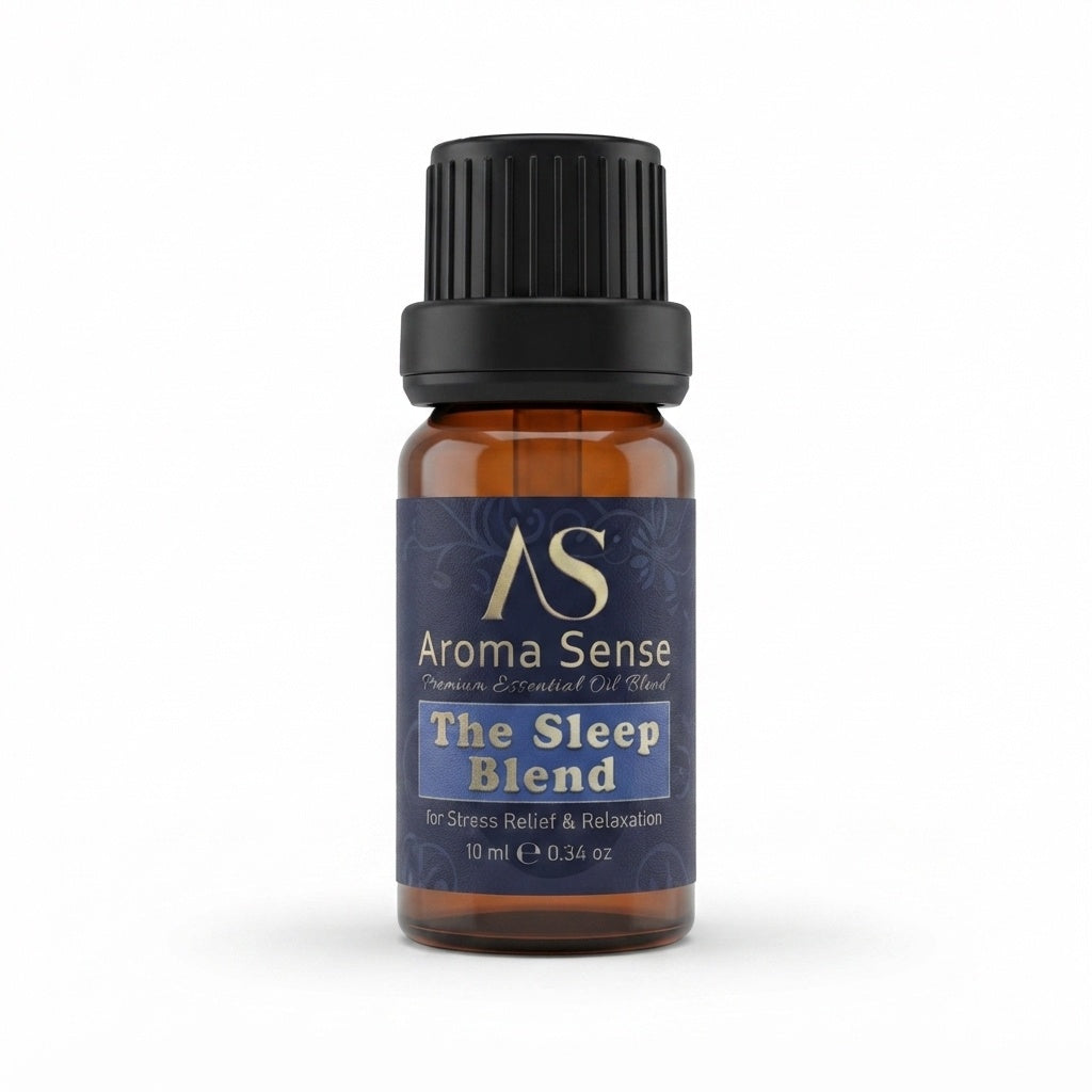 Sleep Blend aroma oil, 10 ml amber glass bottle