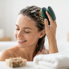 Soft Silicone Scalp Massager & Shampoo Brush by Aroma Sense