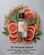 Steel Vetiver Eau de Parfum (100ml) – Inspired by Tom Ford Grey Vetiver