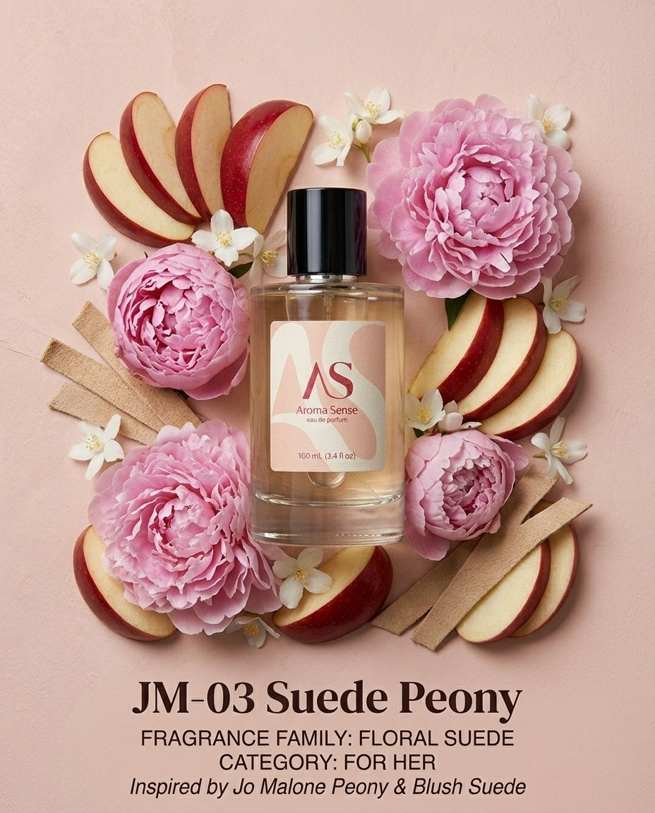 Suede Peony Eau de Parfum (100ml) – Inspired by Jo Malone Peony & Blush Suede