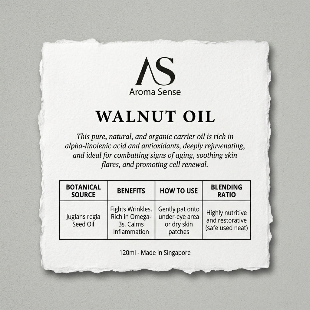 Walnut Carrier Oil (120ml) by Aroma Sense