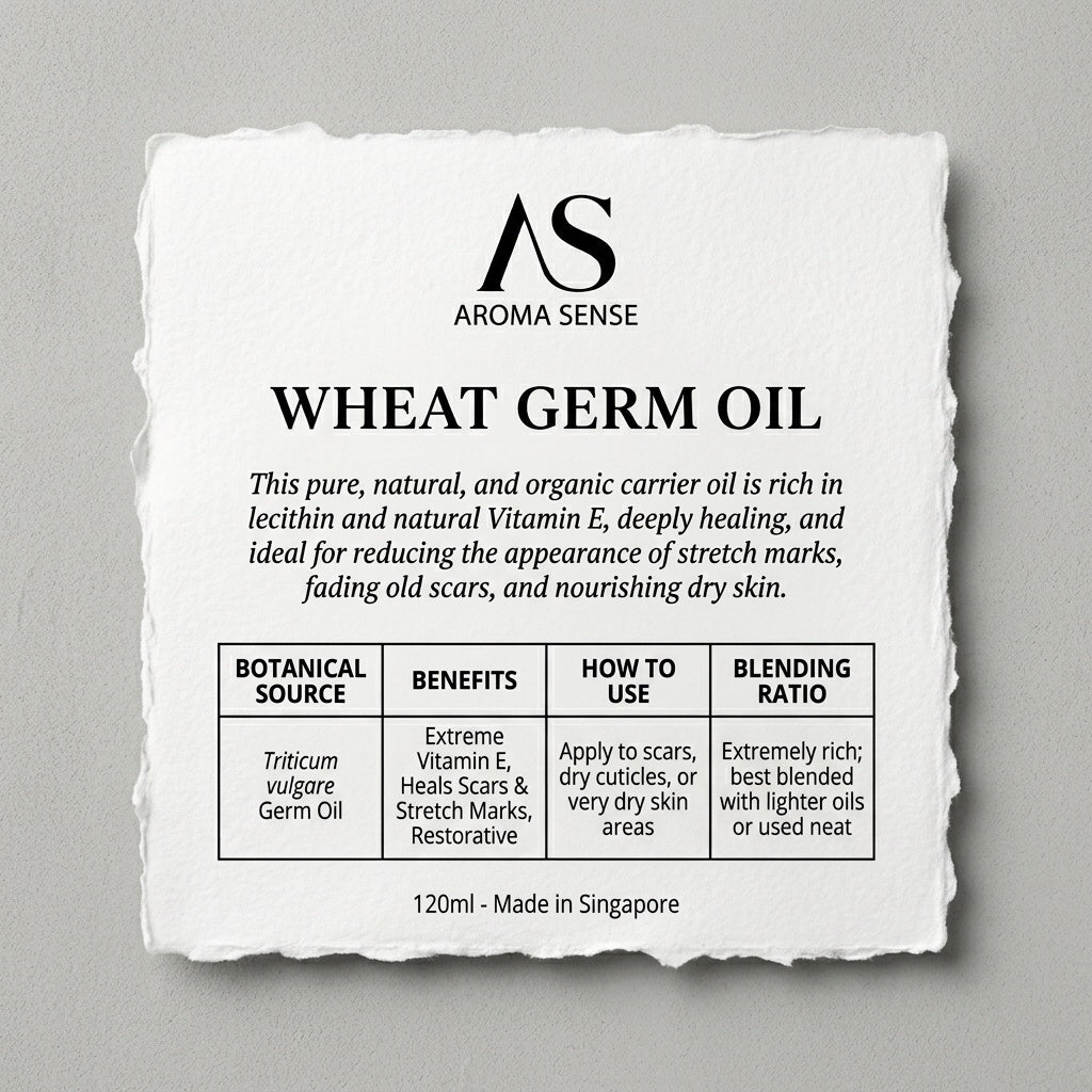 Wheat Germ Carrier Oil (120ml) by Aroma Sense