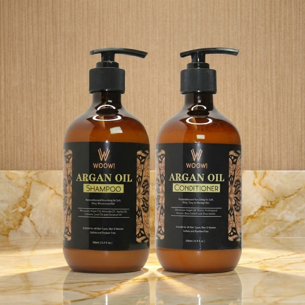 Woow Argan Oil Shampoo & Conditioner (500ml) by Woow