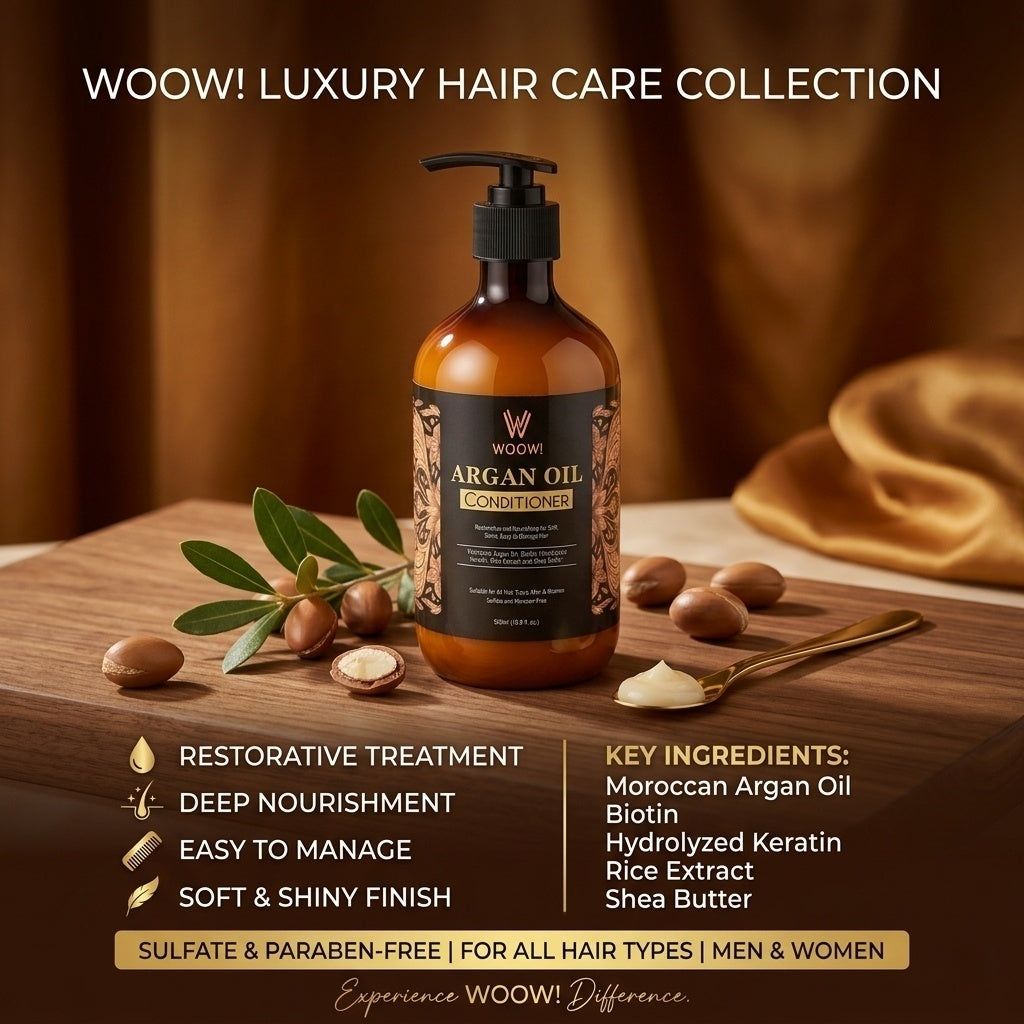 Woow Argan Oil Shampoo & Conditioner (500ml) by Woow