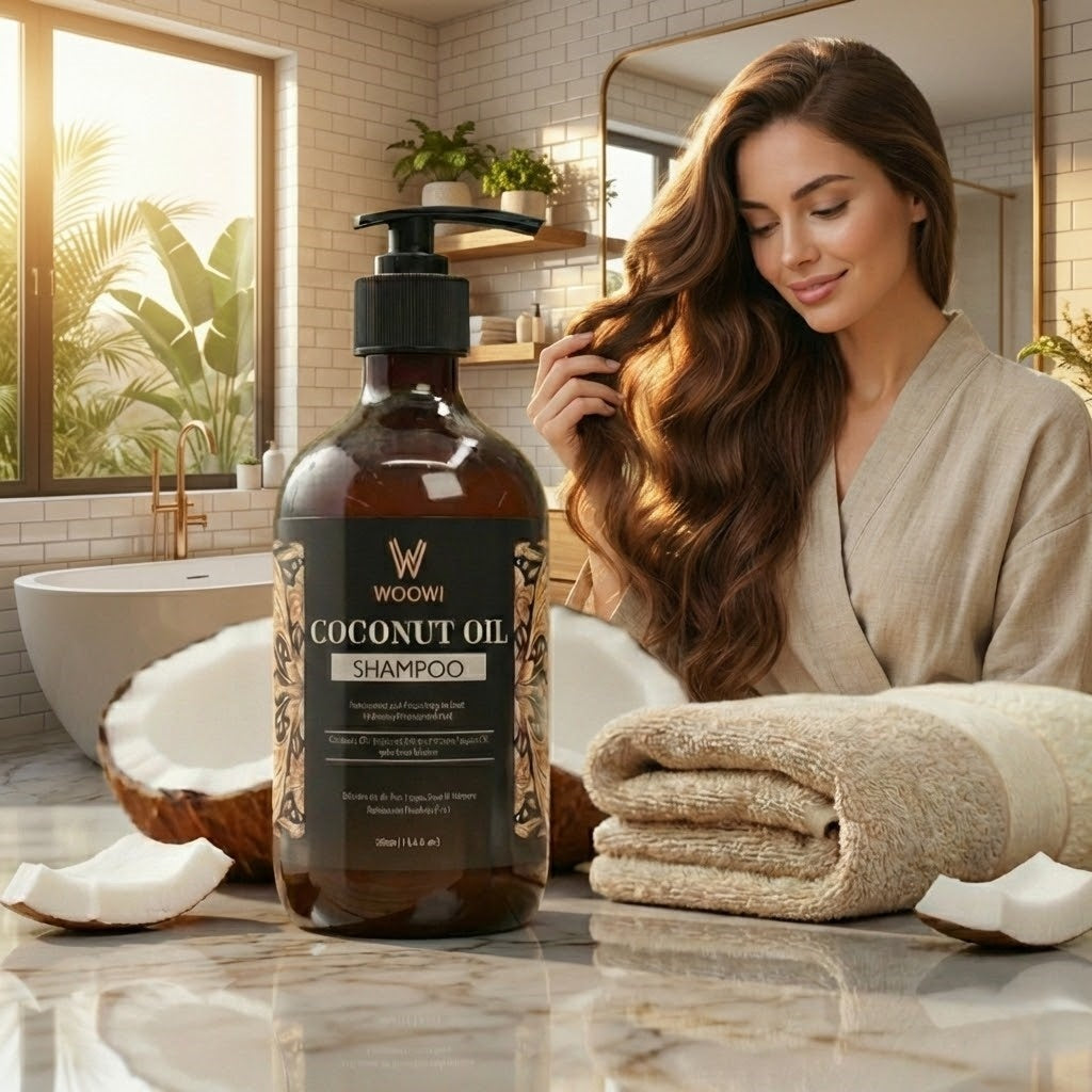Woow Coconut Oil Shampoo & Conditioner (500ml) by Woow