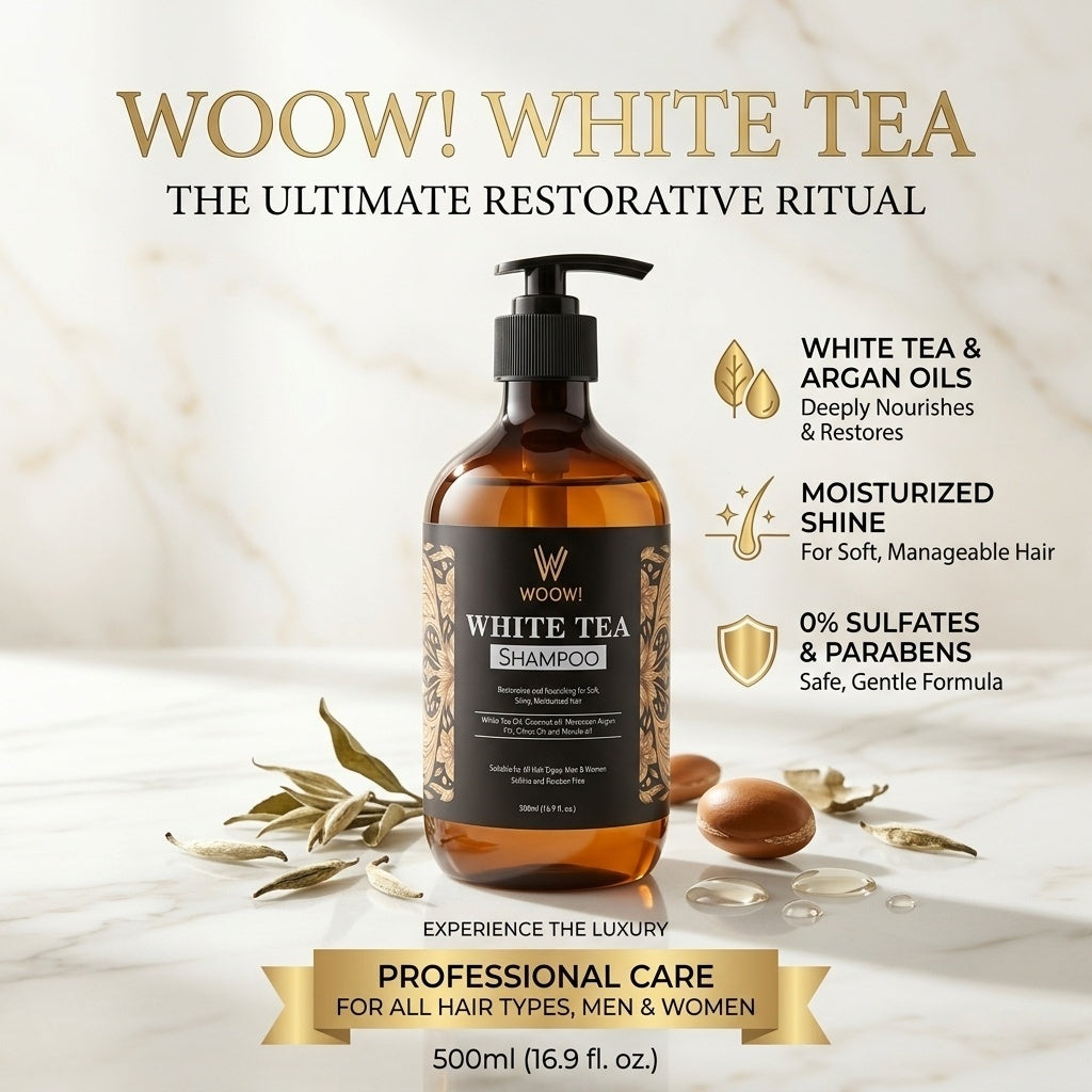 Woow White Tea Shampoo & Shower Gel (500ml) by Woow