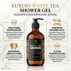 Woow White Tea Shampoo & Shower Gel (500ml) by Woow
