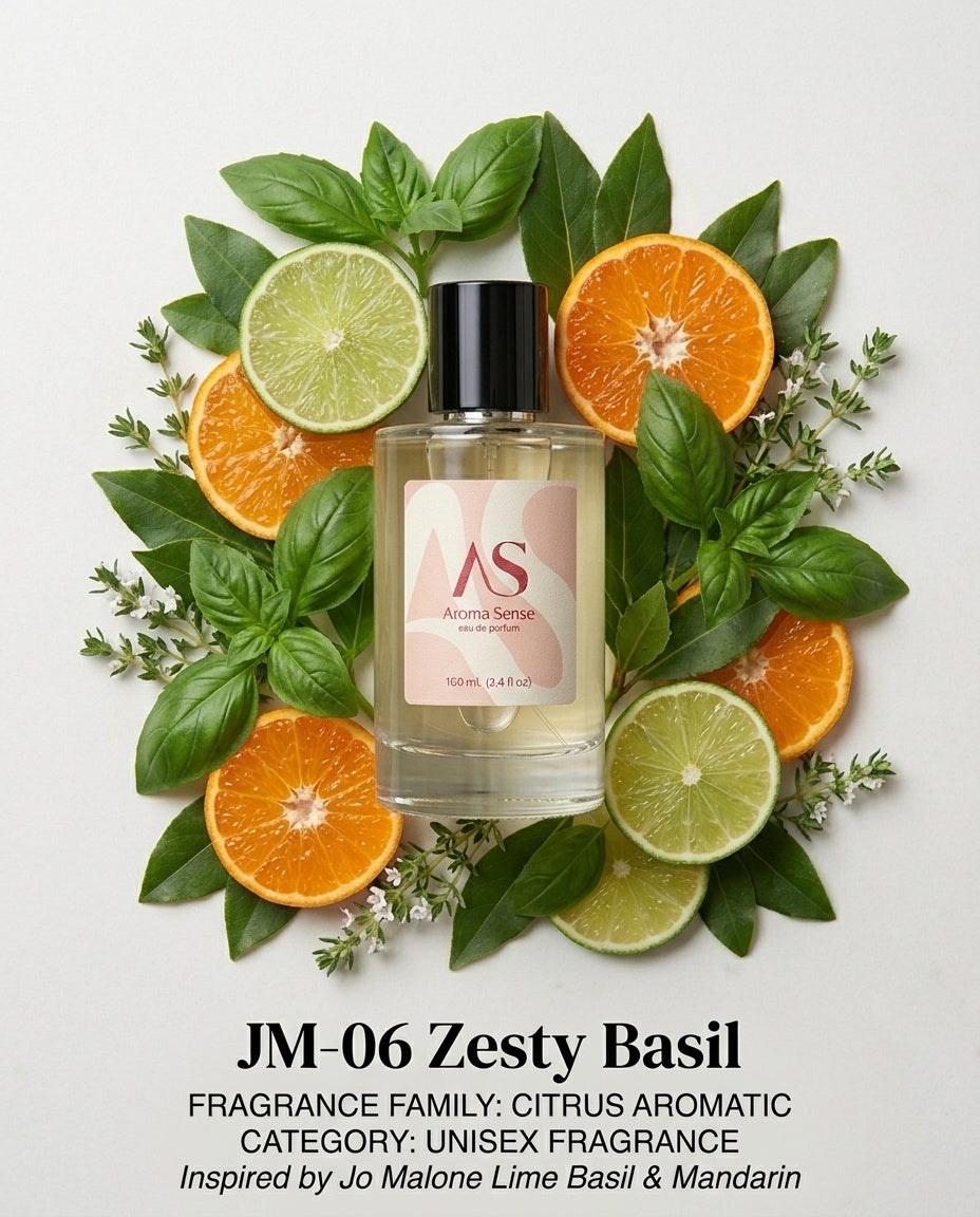 Zesty Basil Eau de Parfum (100ml) – Inspired by Jo Malone Lime Basil & Mandarin