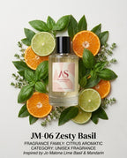 Zesty Basil Eau de Parfum (100ml) – Inspired by Jo Malone Lime Basil & Mandarin